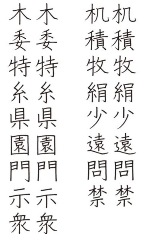 字形|常用漢字表における「字体・書体・字形」等の考え方について